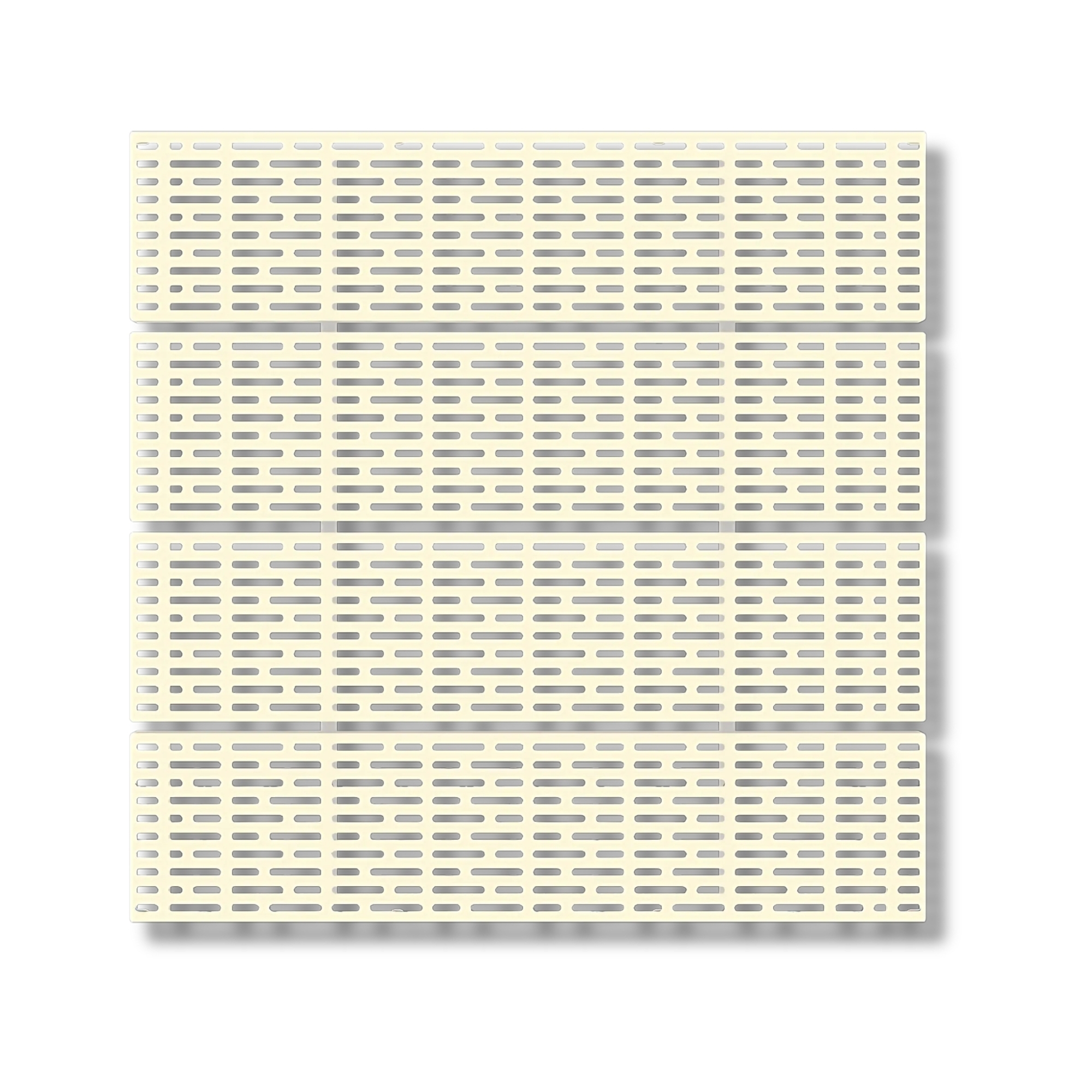Patriot Docks 4'x4' Tan Poly Decking Panel Model# 10861